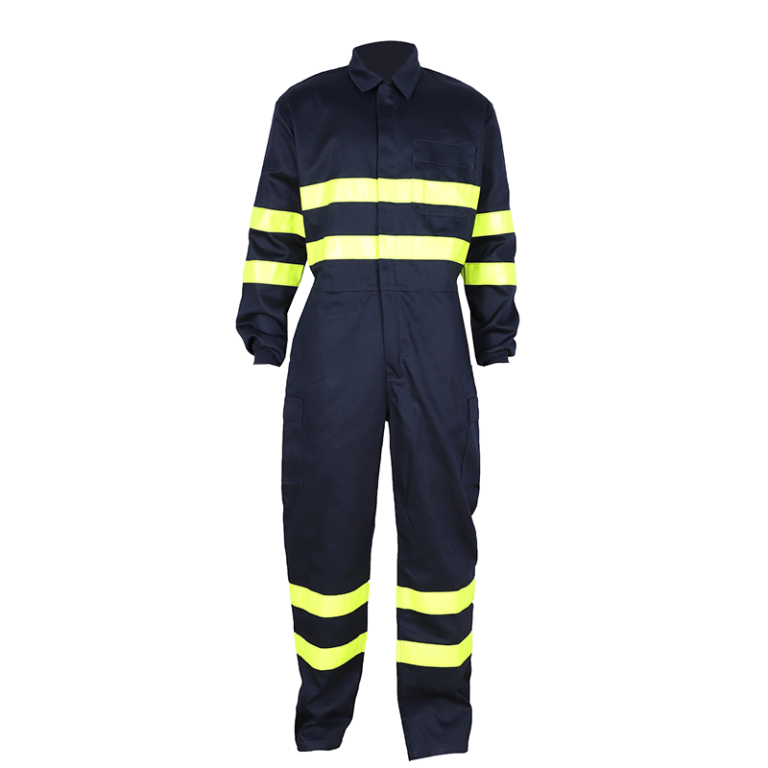 Offshore Anti-Flame Work Coveralls With Reflective Tape