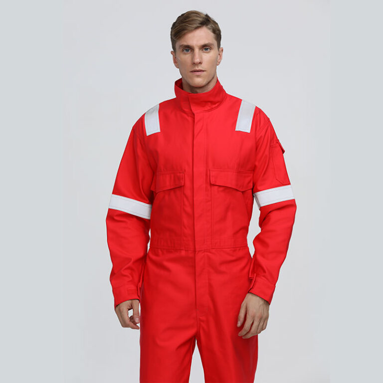 Flame Resistant FR High Visibility Work Coverall